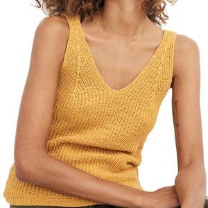 Madewell Yellow Monterey Sweater Tank